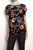 Gouache Print Charmeuse T-Shirt
