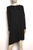 Black Asymmetrical Jersey Taped Dress