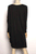 Black Asymmetrical Jersey Taped Dress