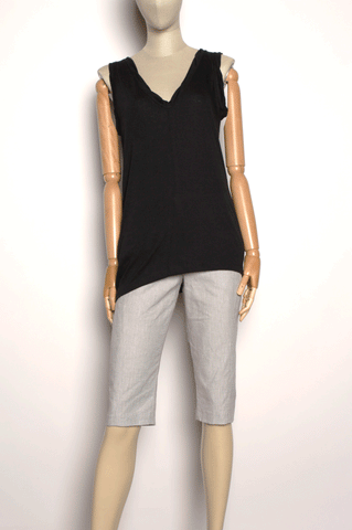 Black Curved Tank