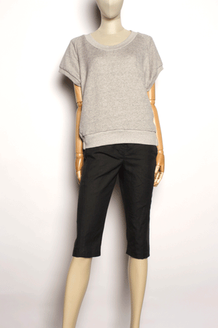 Heather Grey Muscle Sweatshirt