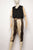 Ink Stripe Pleated Ankle Pant