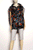 Gouache Floral Sleeveless Anorak