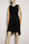 Black Patched Divine Tie Dress