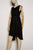 Black Patched Divine Tie Dress