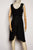 Black Patched Divine Tie Dress