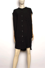 Black Men's Shirt Tunic