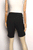 Black Single Pleat Short