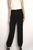 Black Single Pleat Pant