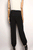 Black Single Pleat Pant