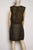Dark Army Pleated Dress