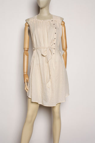 Antique Stripe Shirt Dress